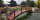 Teichbrücke - Bangkirai - 600cm x 120cm - Geländer aus Edelstahl beidseitig